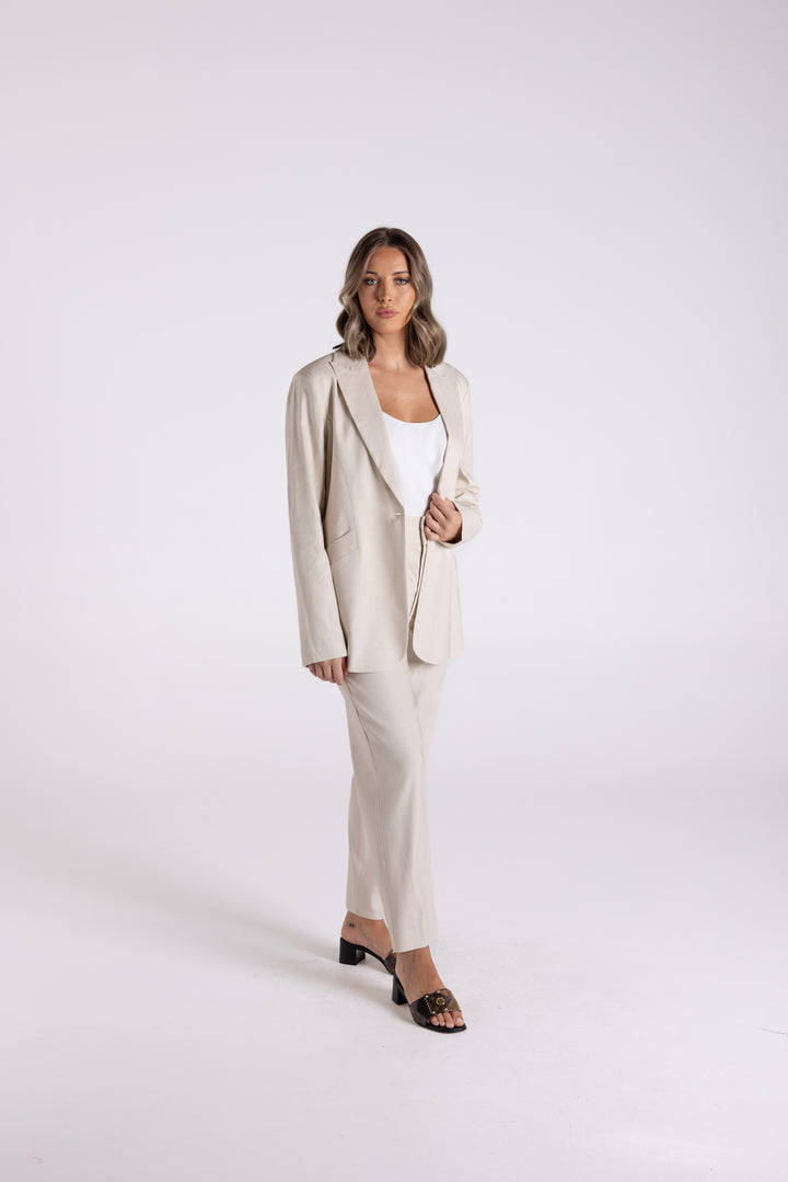 Linen/Viscose 7/8 pant TT