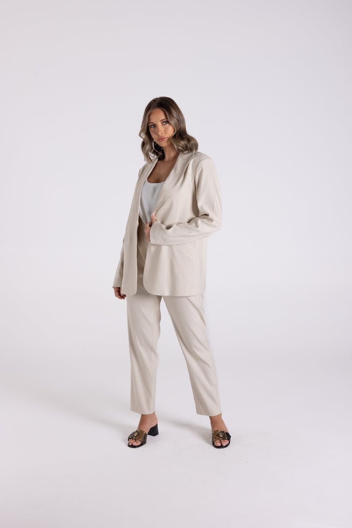 Linen/Viscose 7/8 pant TT