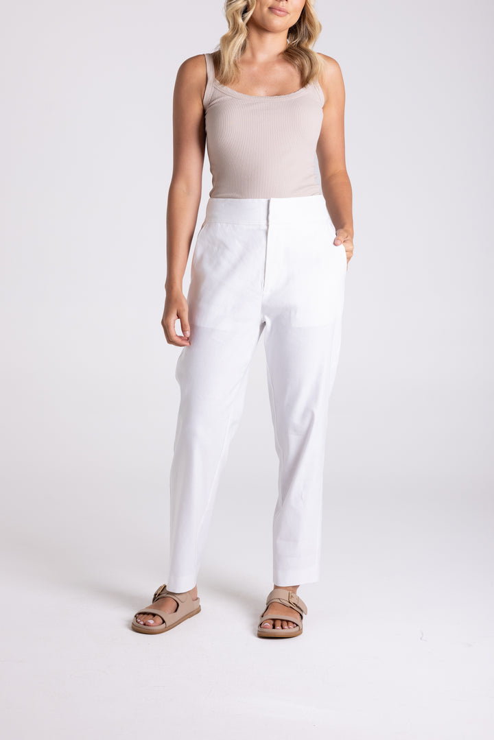 Linen/Viscose 7/8 pant TT