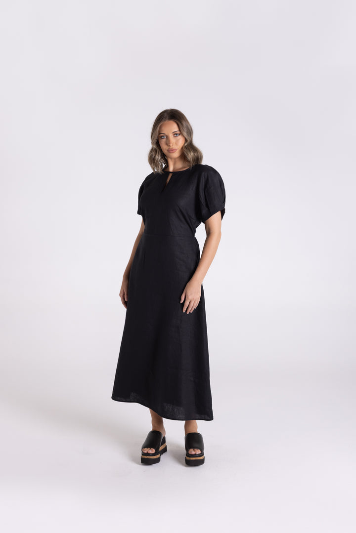 Linen Midi Dress TT