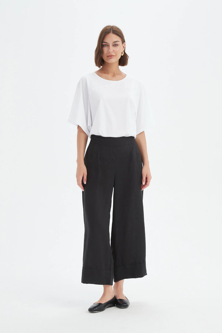 Wide Leg Linen Pant