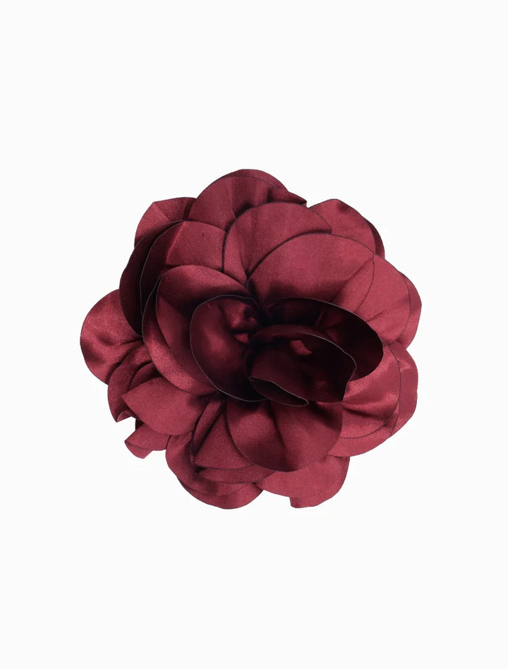 Satin Flower Brooch
