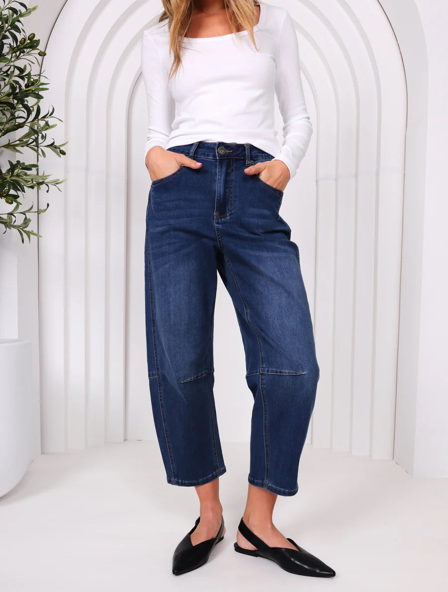 Toni Barrel Jeans Corduroy