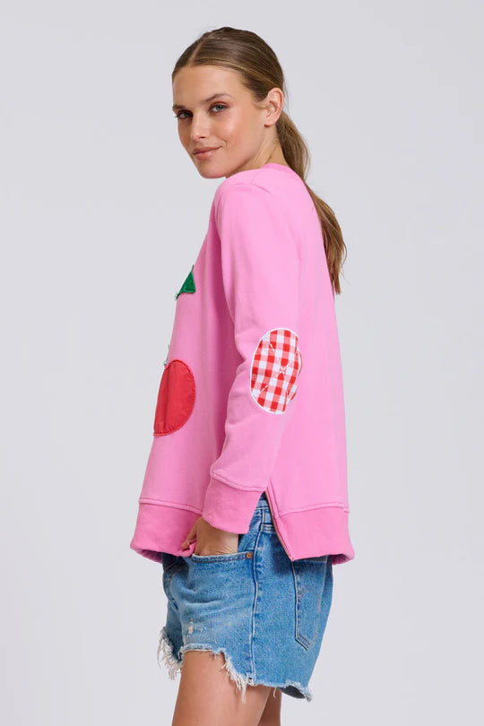 Classic Zipside Sweatshirt  Cherries