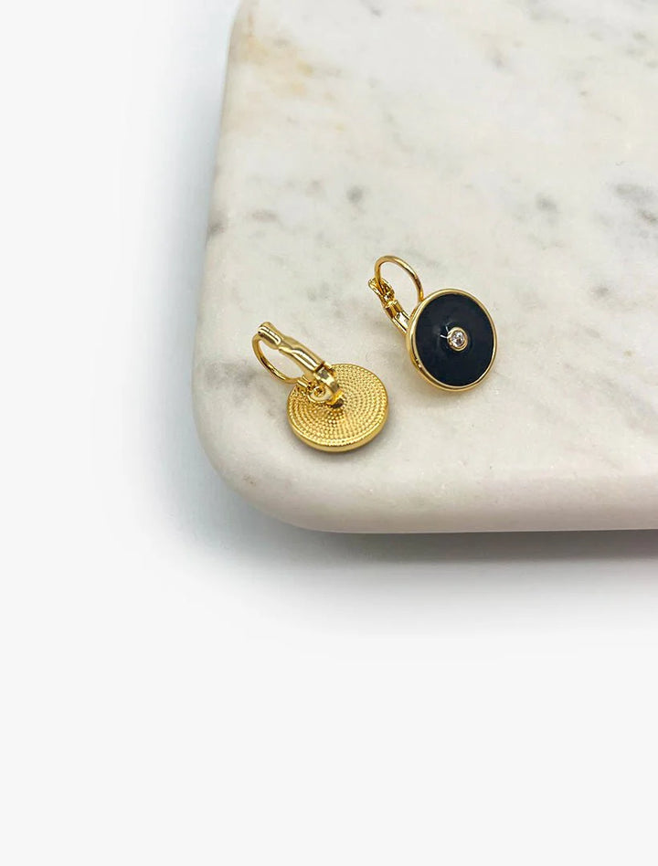 Round Enamel Crystal Hooks