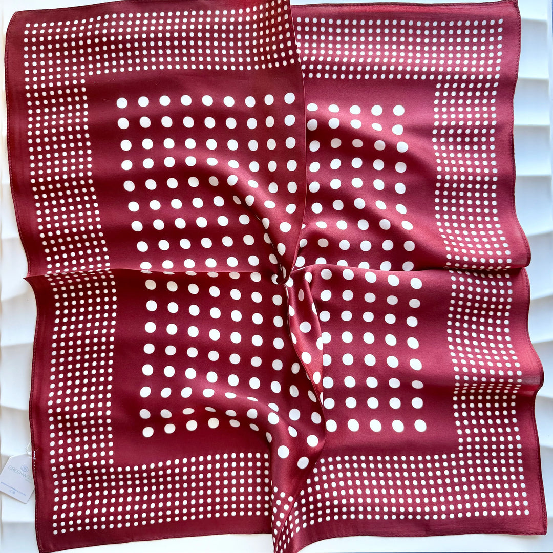 Silk Spotty Dotty Neck Scarf