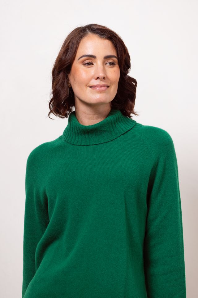 100% Merino Roll Neck sweater