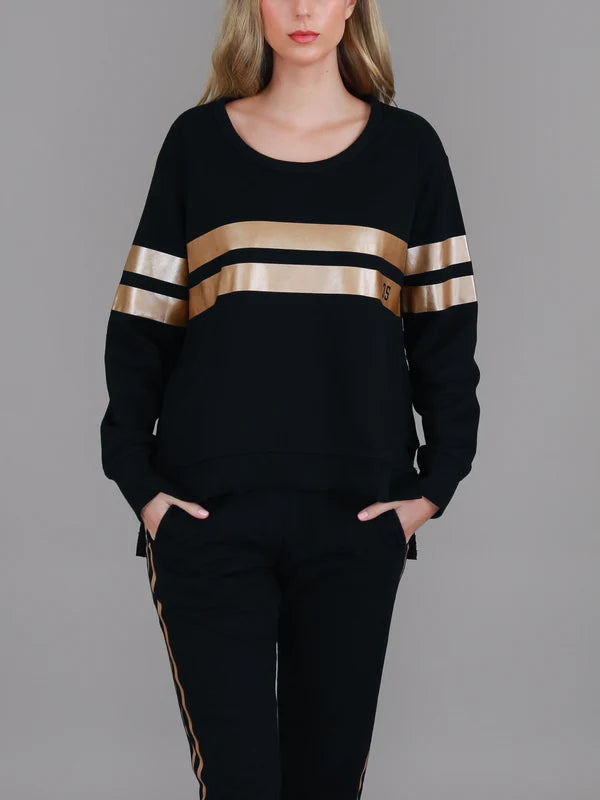 Theresa Two Stripe Sweatshirt