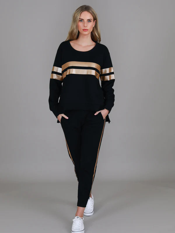 Theresa Two Stripe Sweatshirt