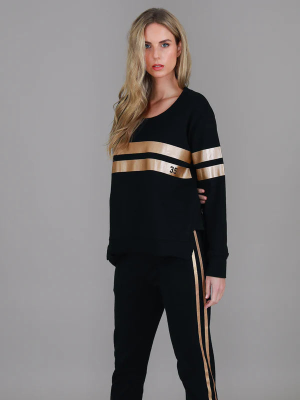 Theresa Two Stripe Sweatshirt