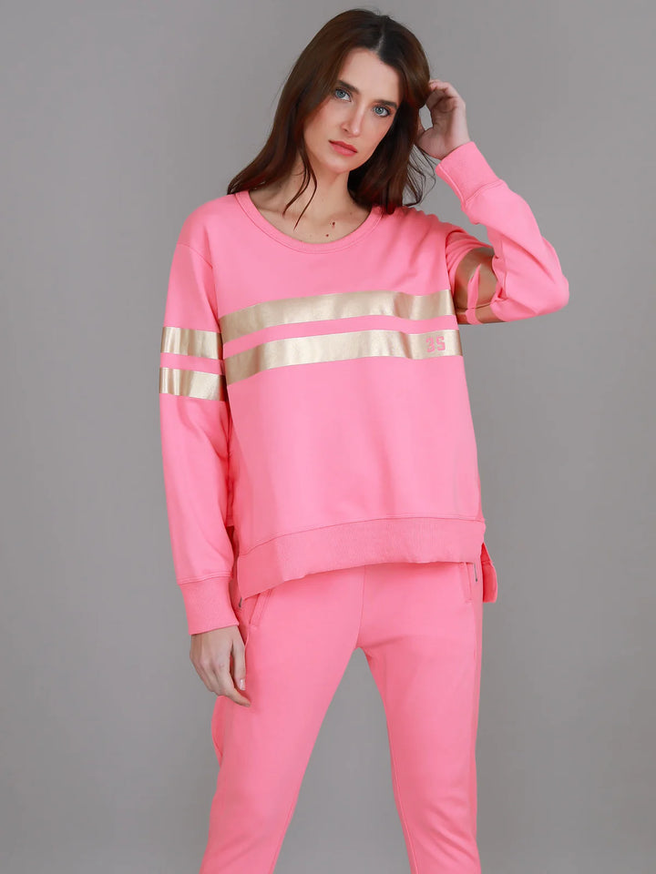 Theresa Two Stripe Sweatshirt