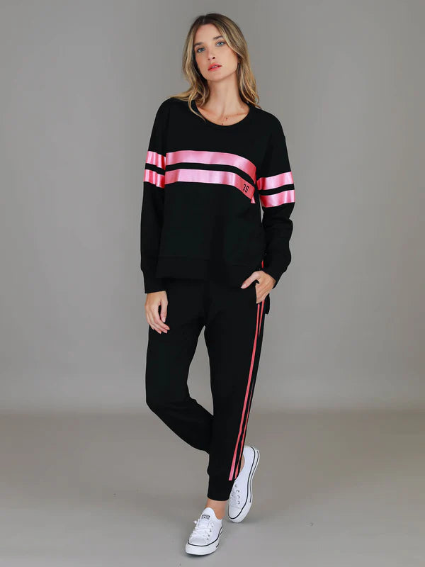 Theresa Two Stripe Sweatshirt