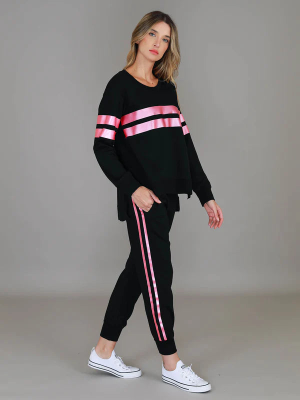 Theresa Two Stripe Sweatshirt