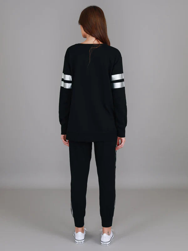 Theresa Two Stripe Sweatshirt