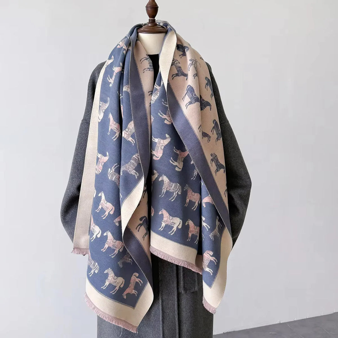 Equestrian Scarf Reversible