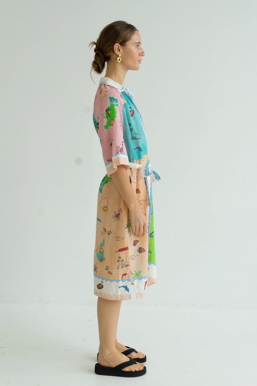 Tahiti Print Dress