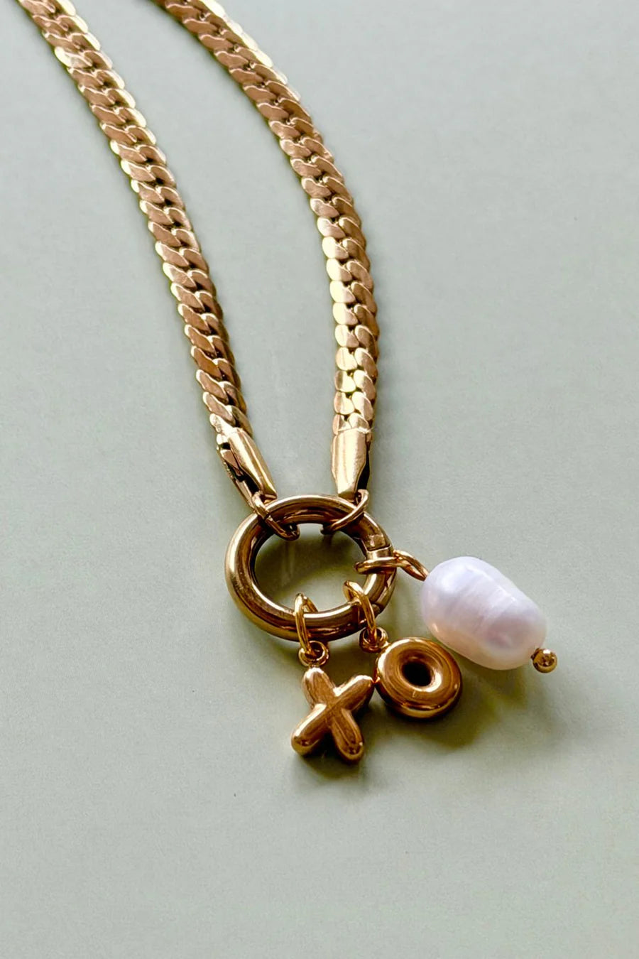 Hugs and Kisses Charm Necklace