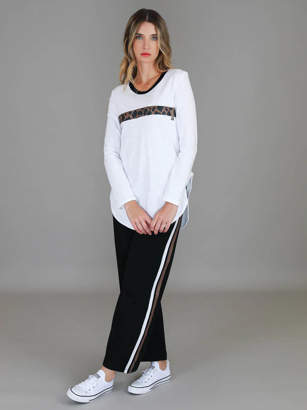Di Leopard Stripe T Shirt