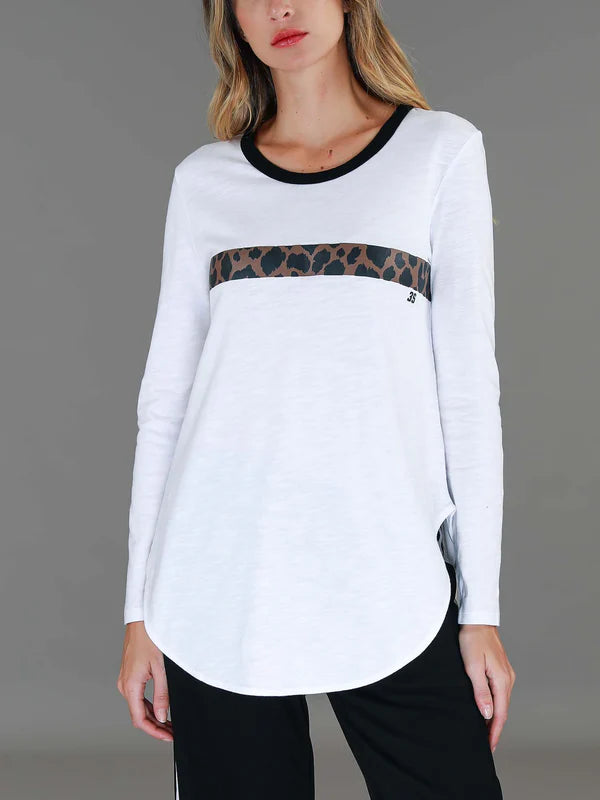 Di Leopard Stripe T Shirt