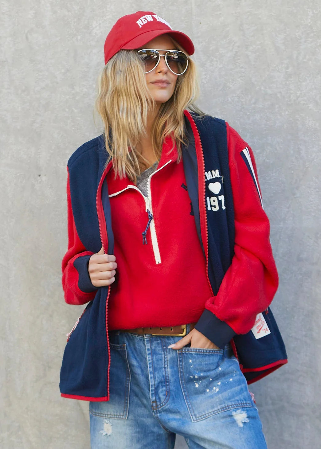 1974 POLAR VEST - NAVY