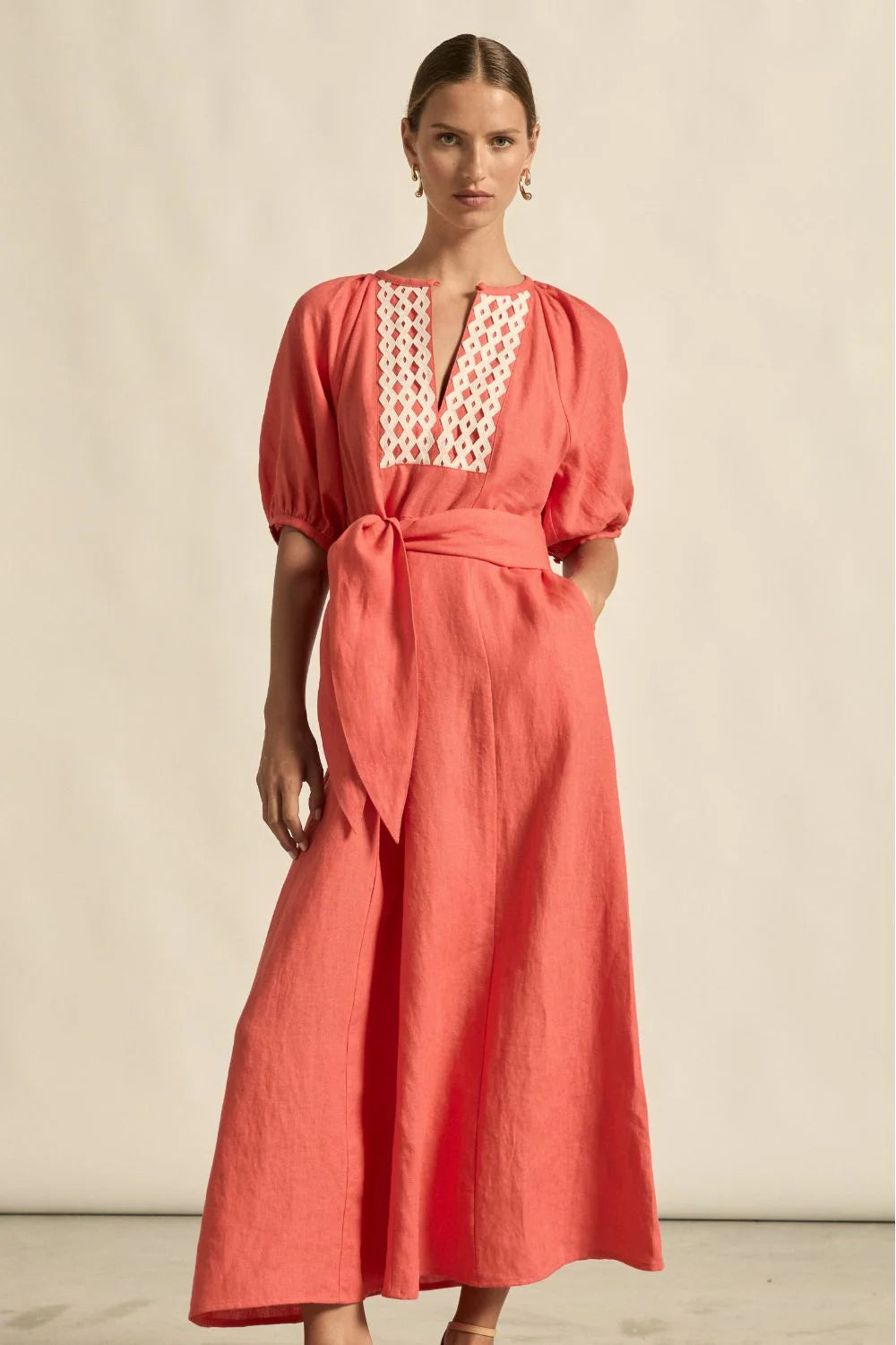 Harvest Dress- Melon