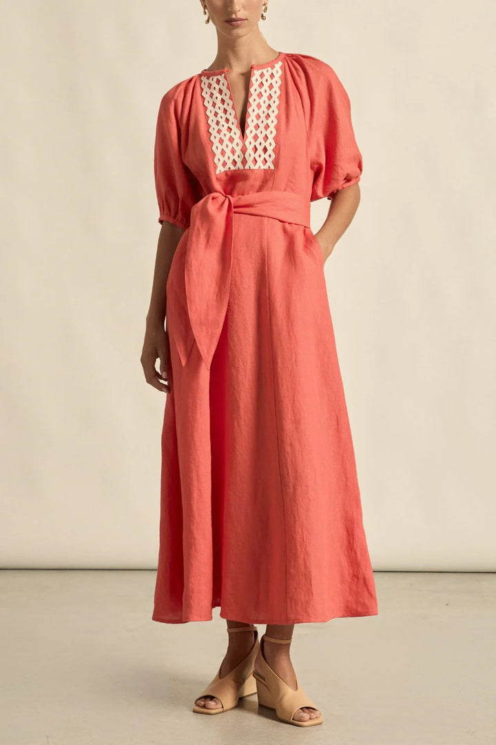 Harvest Dress- Melon