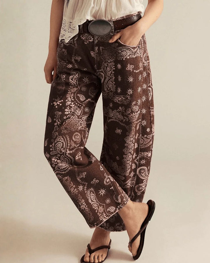 Bandana Barrell leg Jeans