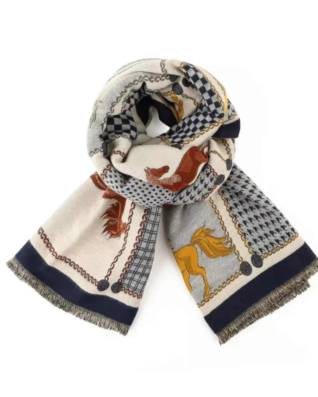 Saddle Club Scarf Reversible