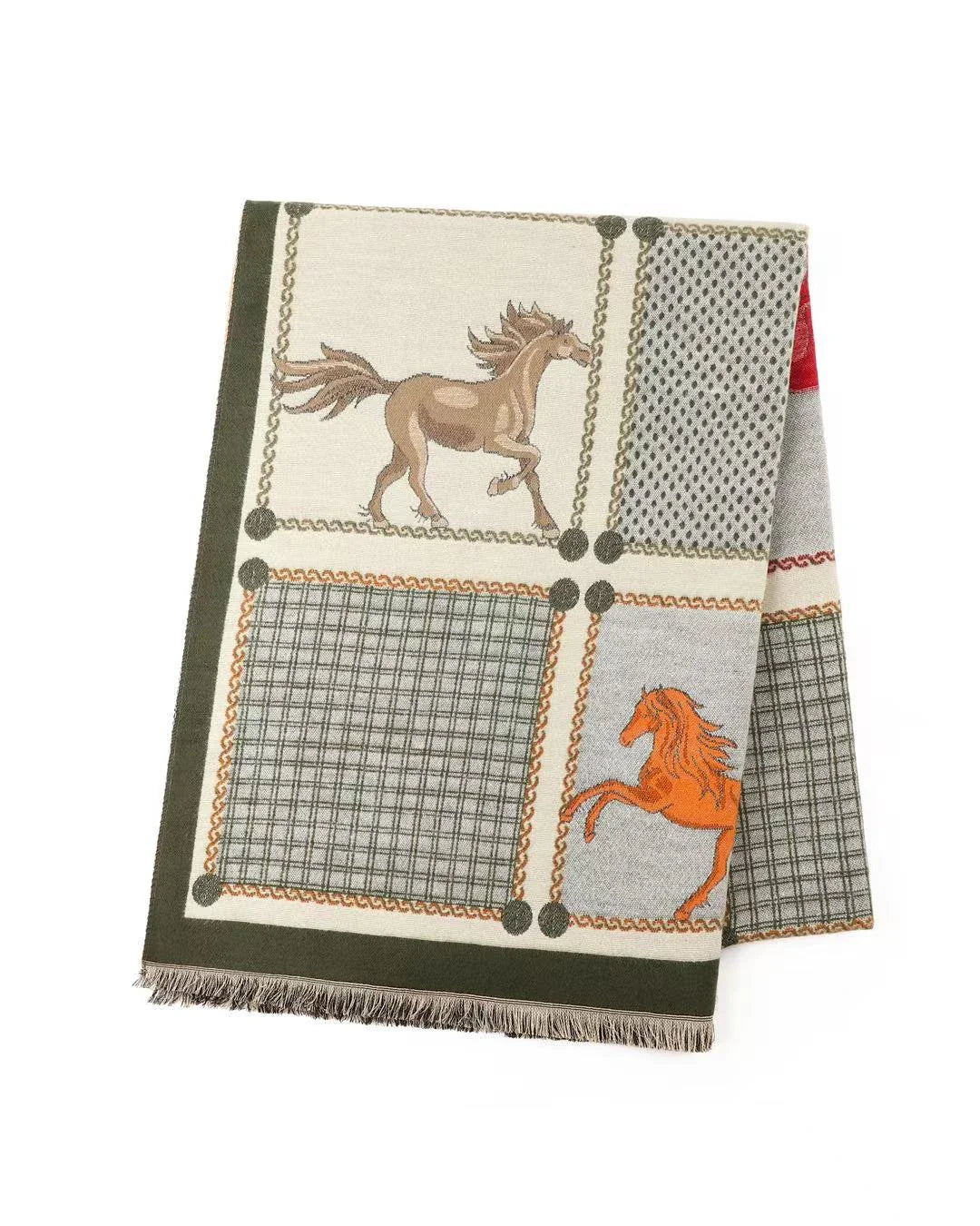Saddle Club Scarf Reversible