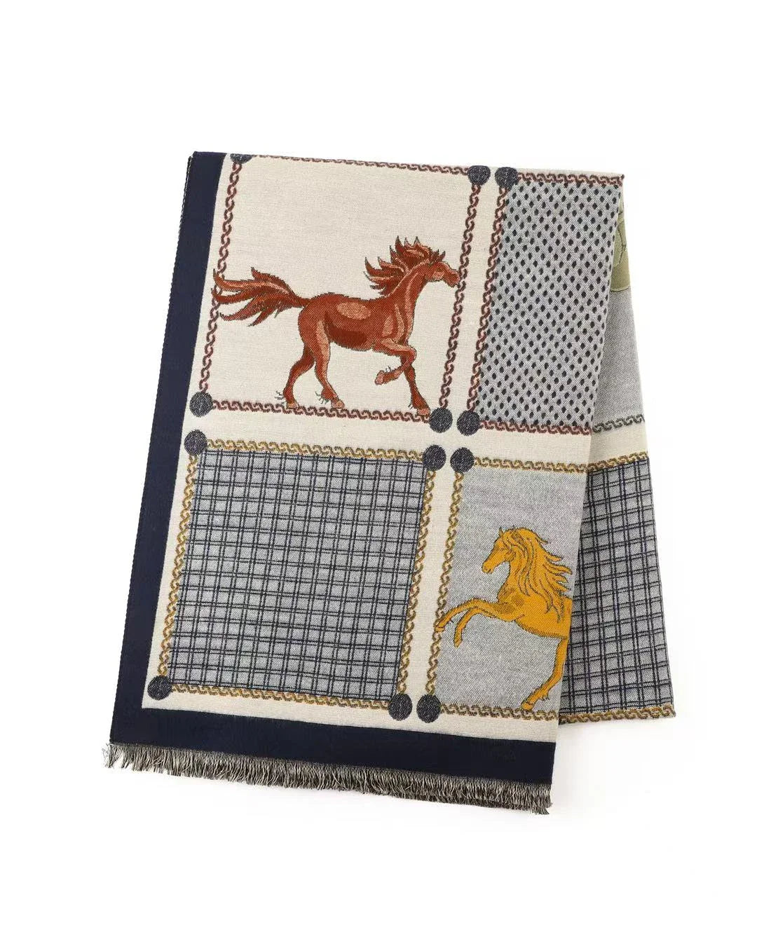 Saddle Club Scarf Reversible