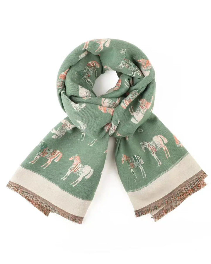 Equestrian Scarf Reversible
