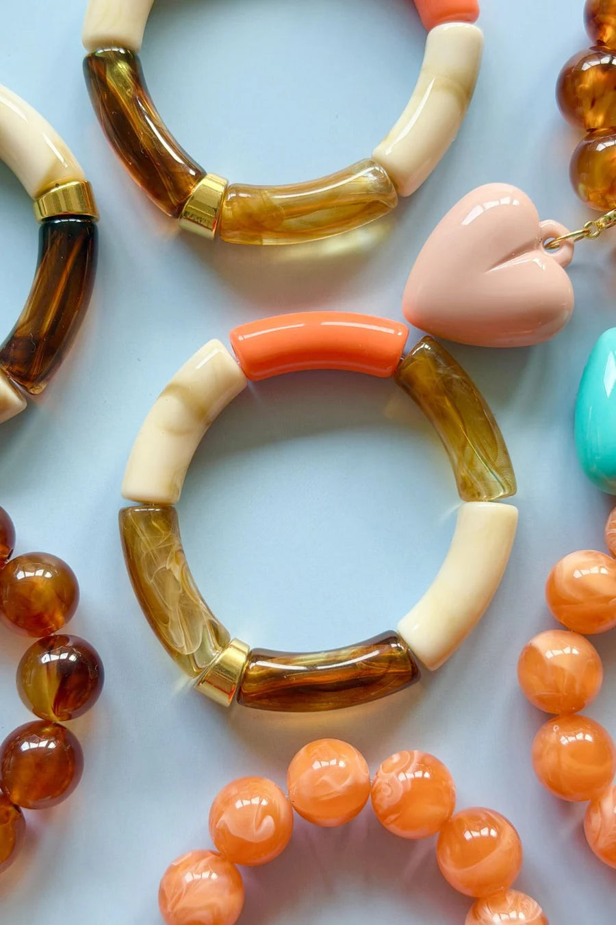 Tube Bracelets Resin