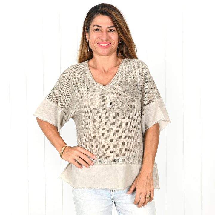 Open Weave Top