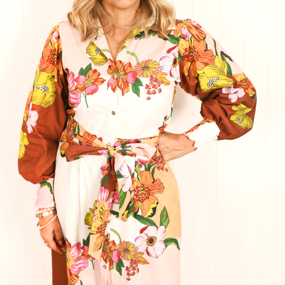 Megan Dress - Autumn Bloom