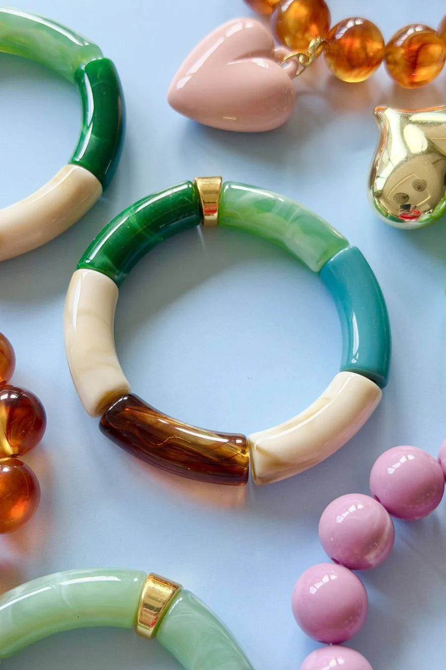 Tube Bracelets Resin