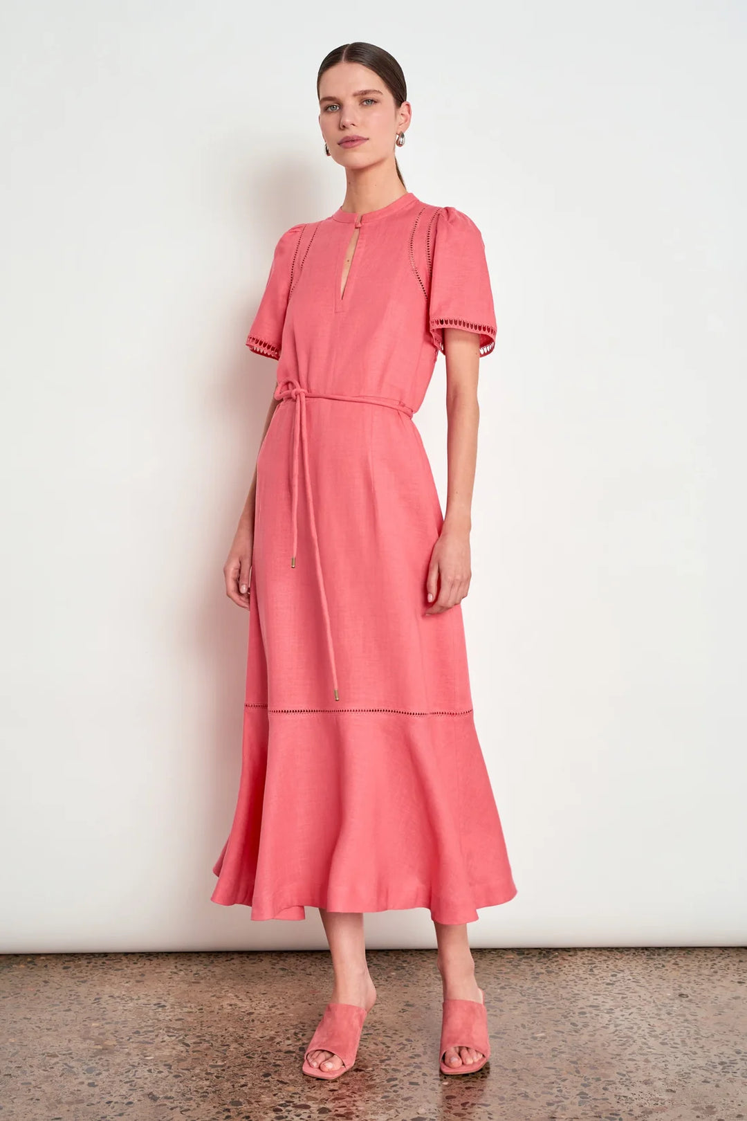 Poem Dress- Flamingo