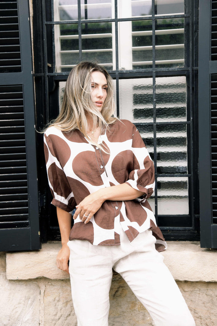 Coco Linen Blouse