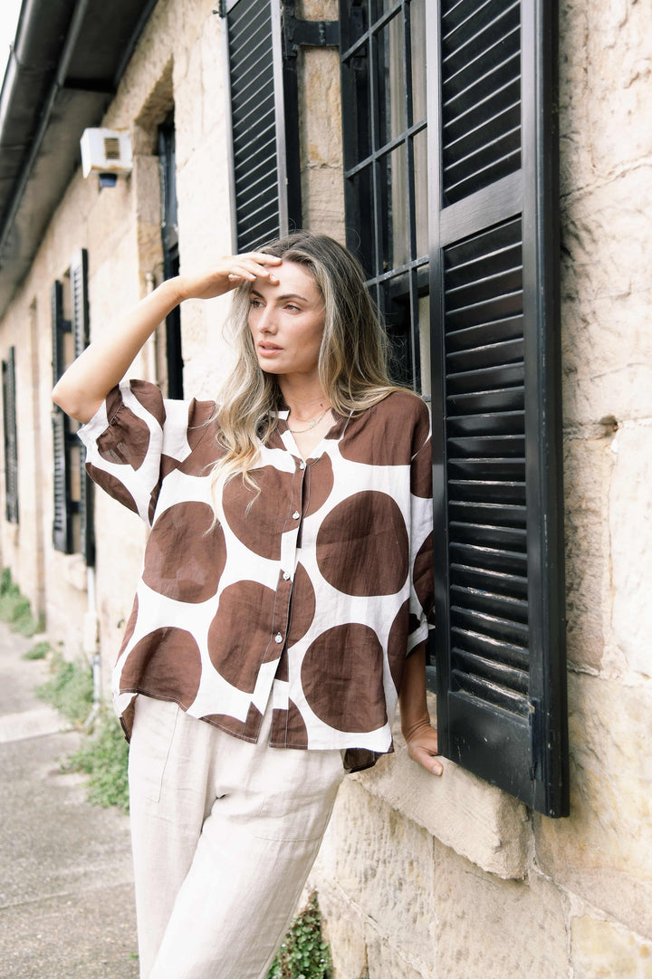 Coco Linen Blouse