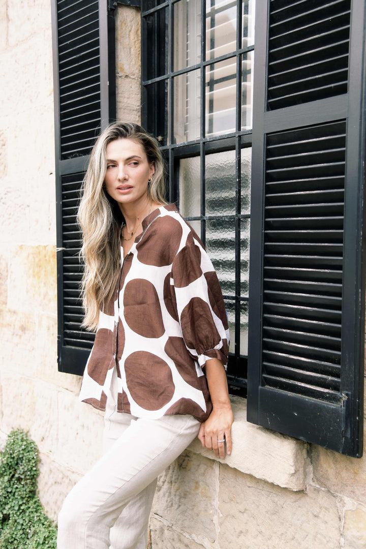 Coco Linen Blouse