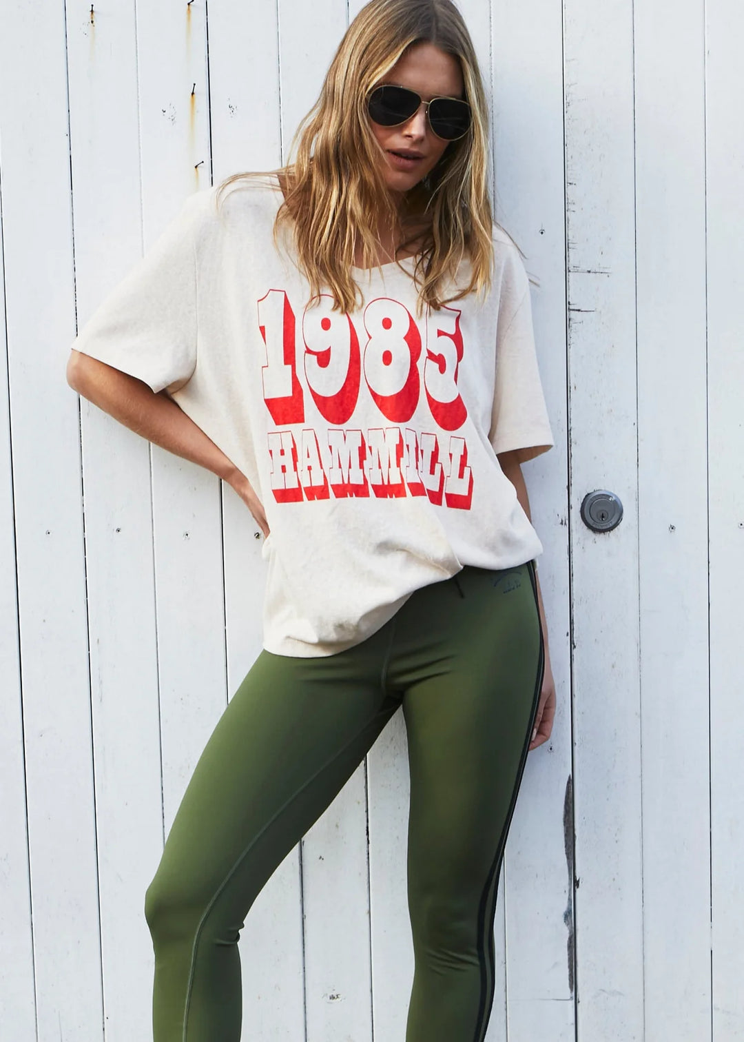 HAMMILL LOGO V-NECK TEE
