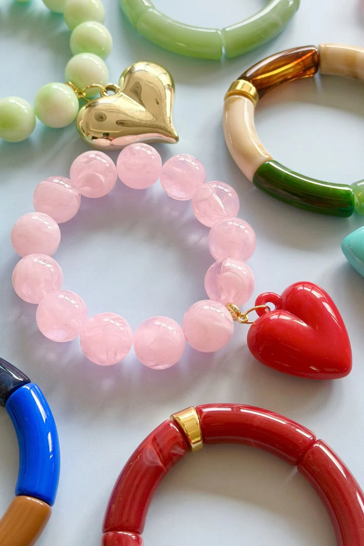 Bubble and Heart Bracelet
