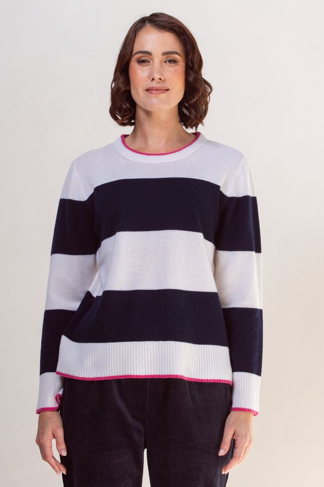 Wide Stripe Sweater SS
