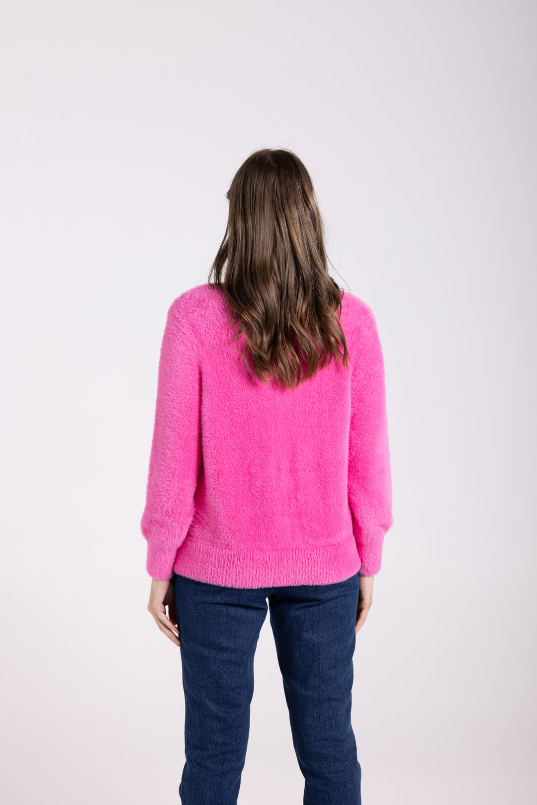 Fluffy Cardigan 7/8 Sleeve