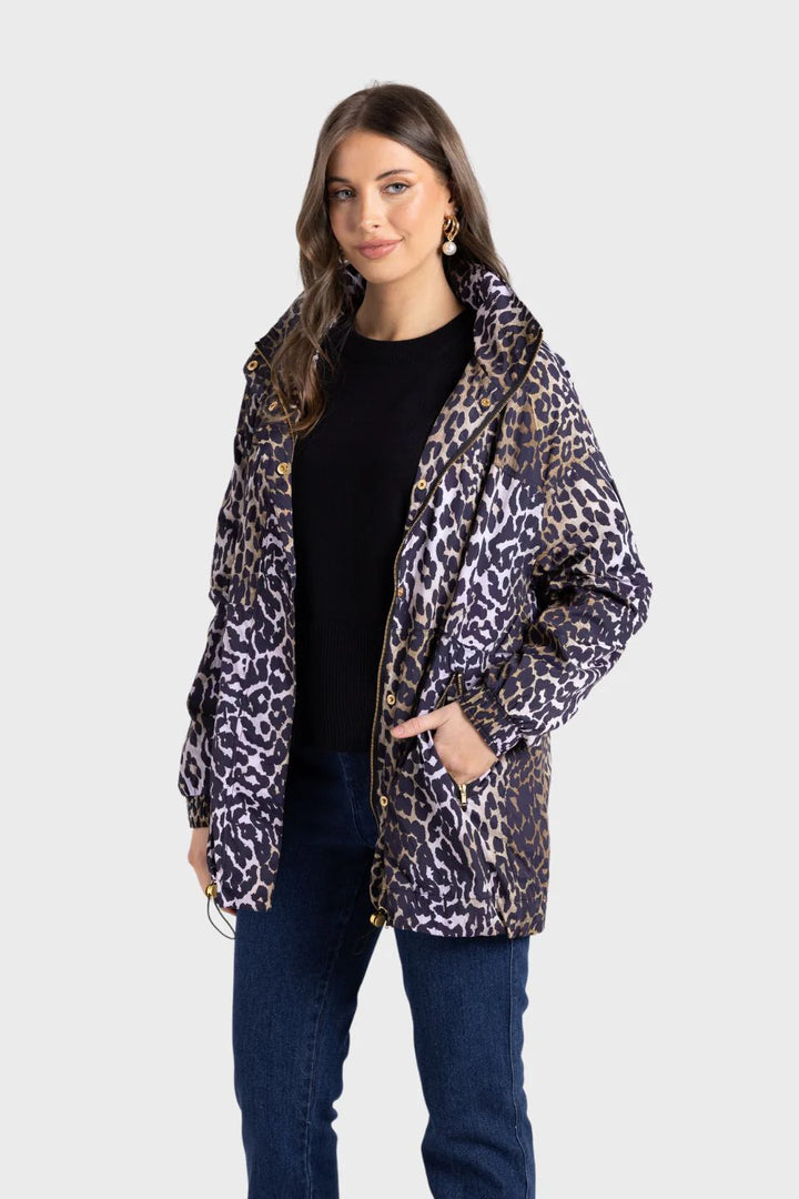 Animal Print Spray Jacket