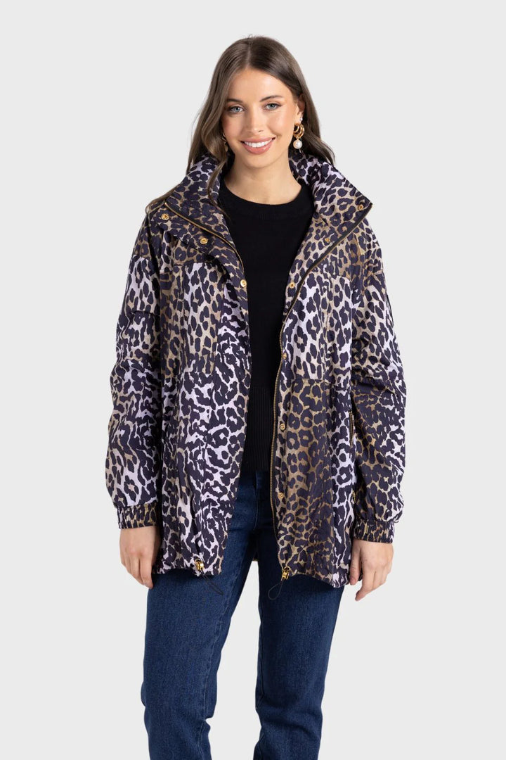 Animal Print Spray Jacket