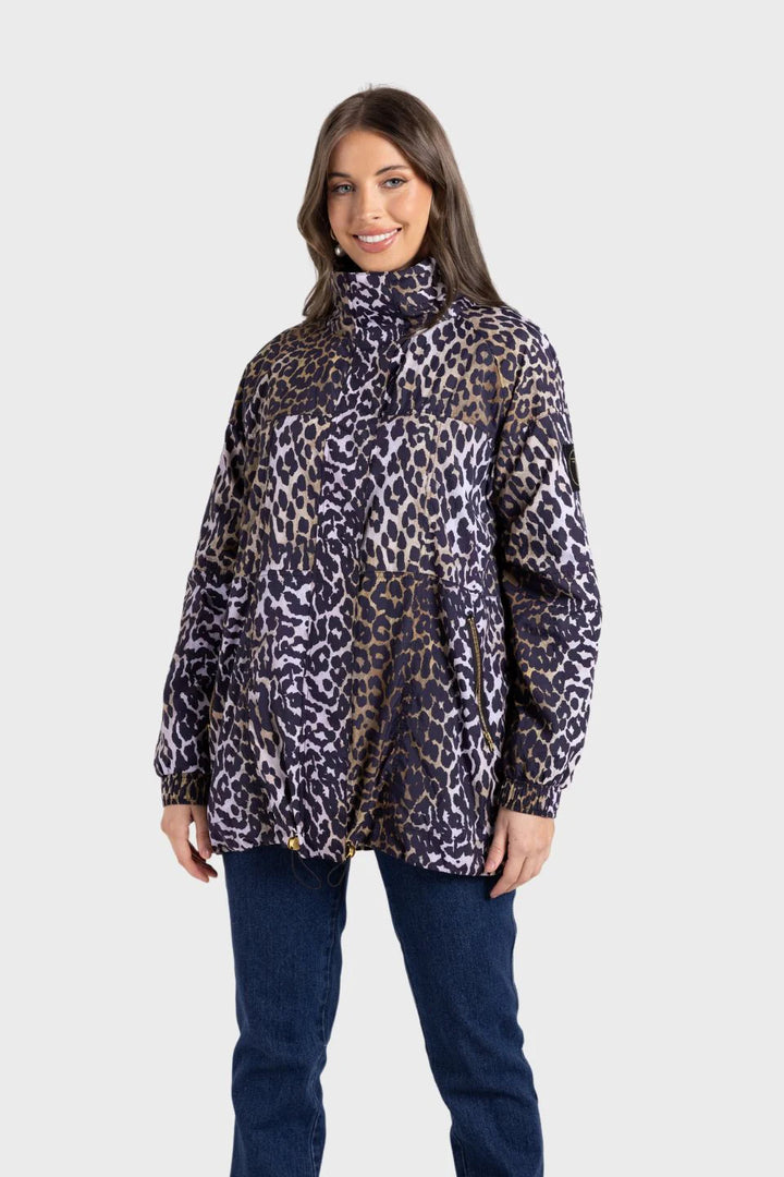 Animal Print Spray Jacket