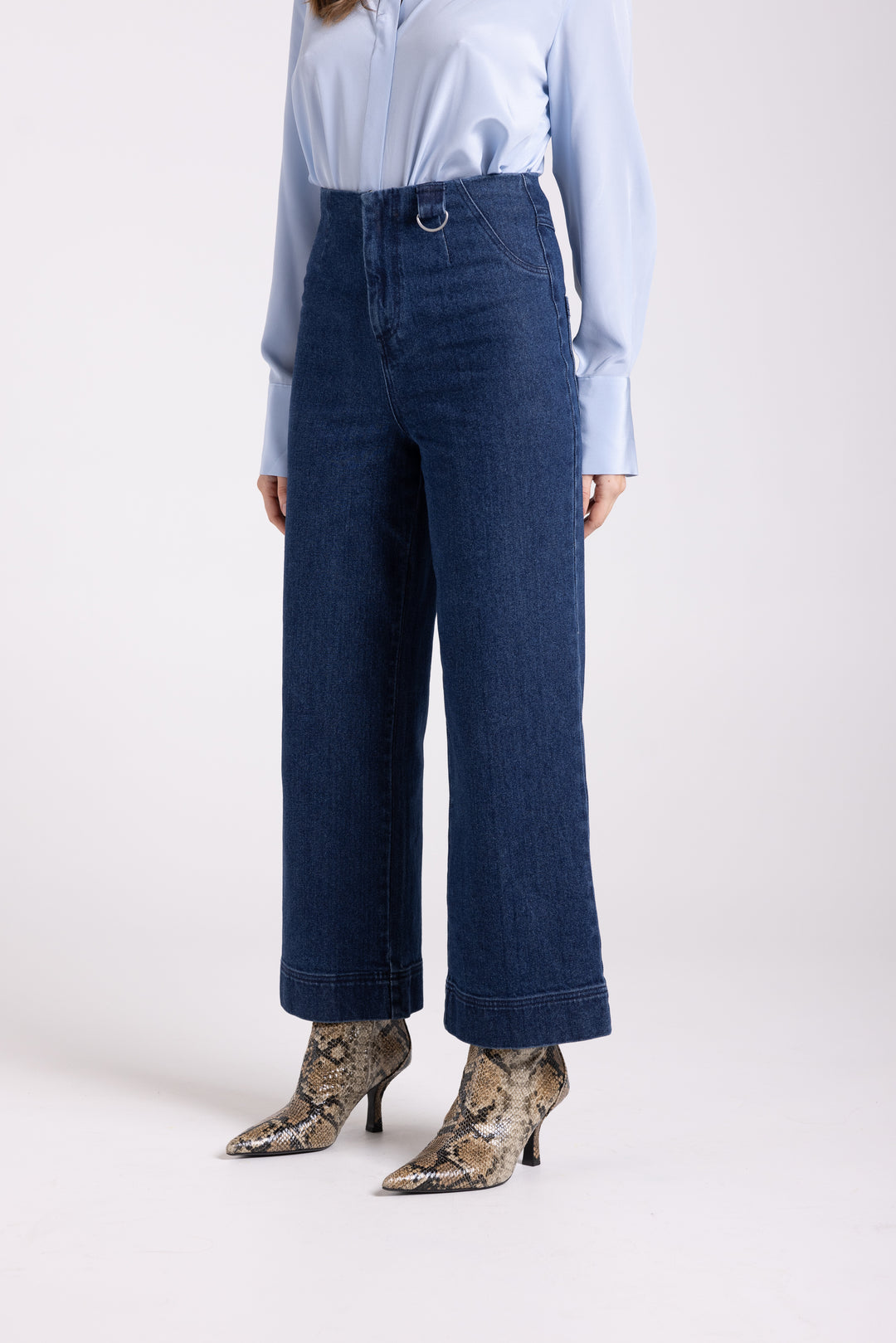 7/8 Denim Wide leg Pant TT