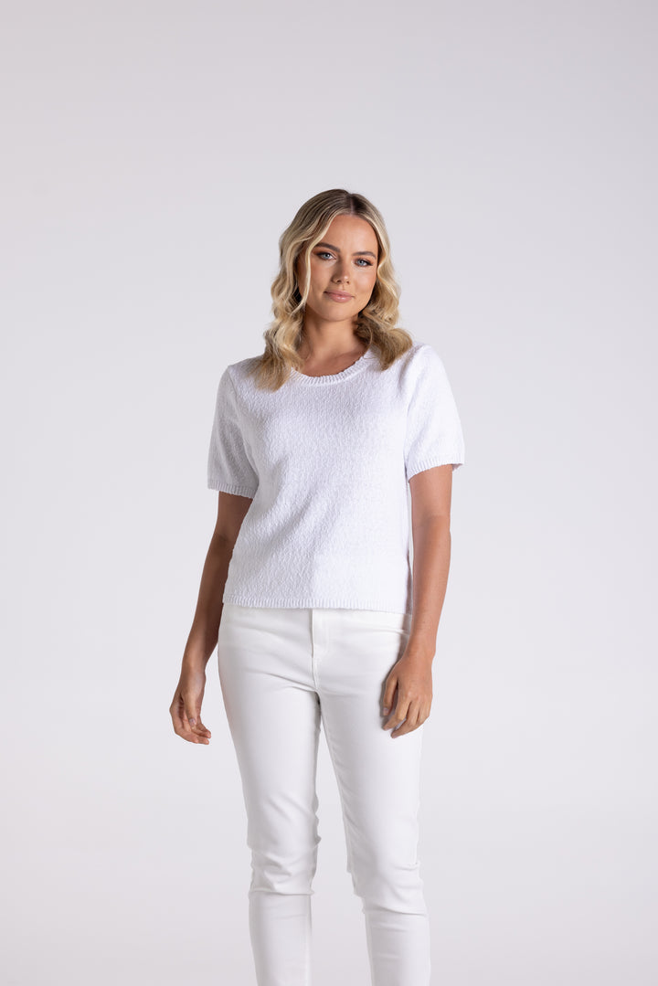 Boucle Knitted Top