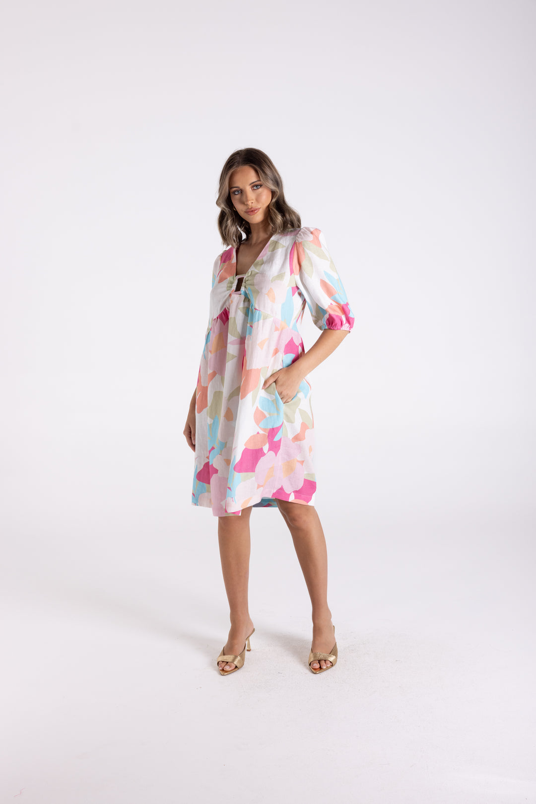 Anna Print Dress