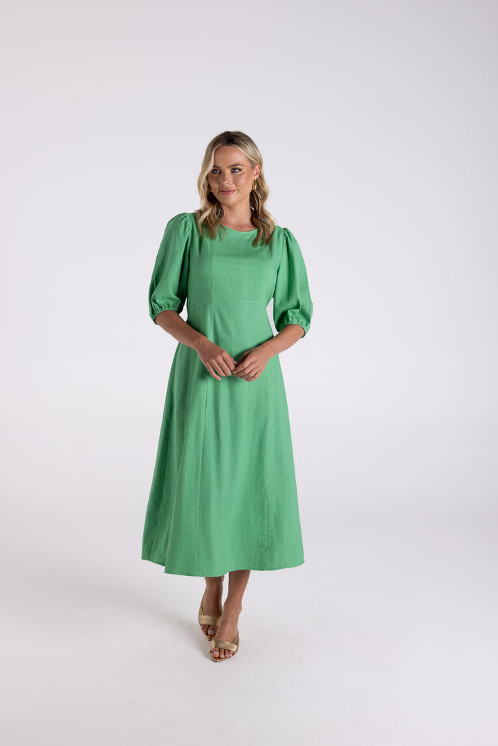 Linen Viscose Midi Dress TT